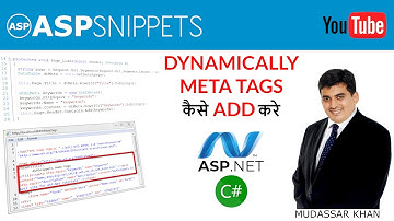 Hindi | Dynamically add meta tags in ASP.Net using C#