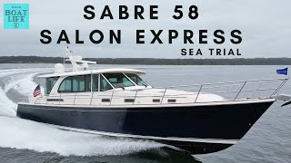 Sabre 58 Salon Express  Sea Trial with fuel burn