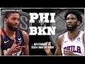 Philadelphia 76ers vs Brooklyn Nets Full Game Highlights | Nov 19 | 2024 NBA Season