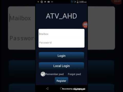 ATV_AHD configuração e funcionalidades