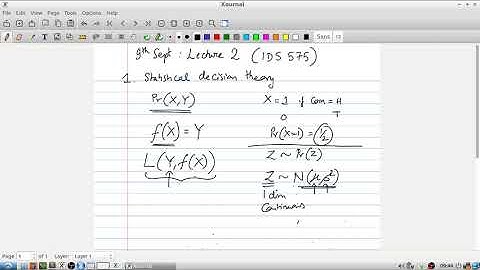 Statistical Models Lec 02 Statistical Decision Theory Fall 2017