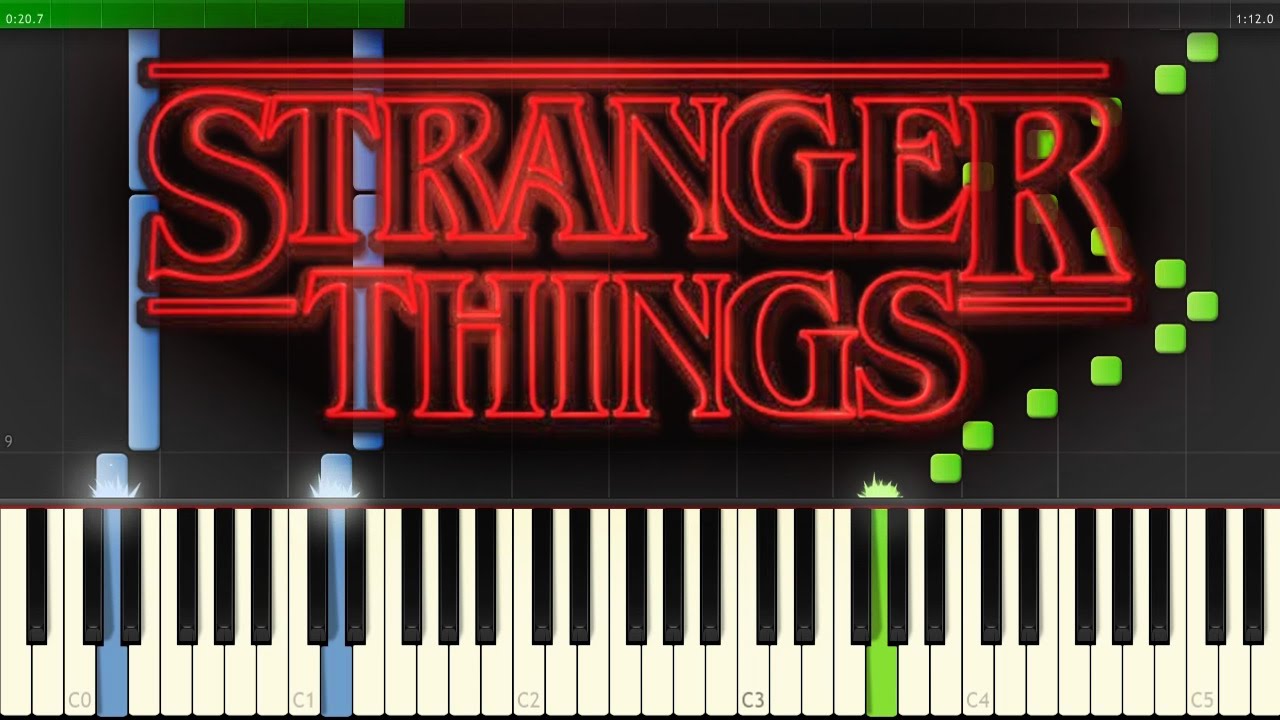 Roblox Piano Sheet Music Stranger Things Theme