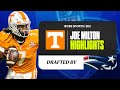 Joe milton tennessee highlights  no 193 to patriots  cbs sports