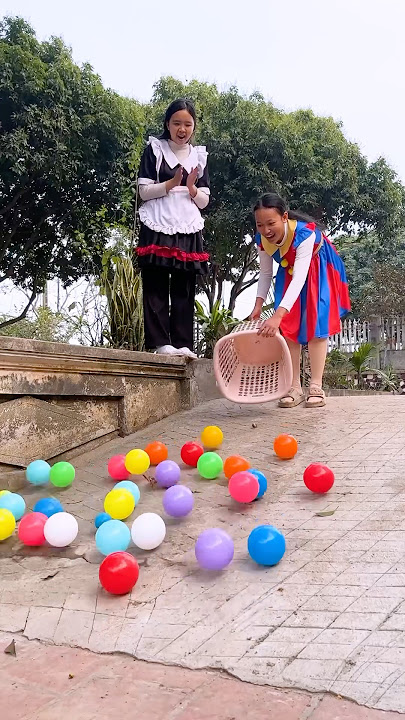 Ảo thật đấy, sao 2 cô ấy làm được 🎱😵‍💫😵🤔