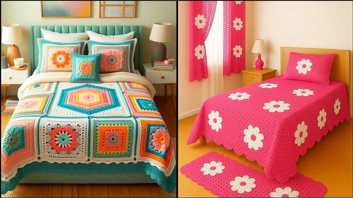 Incredible Handmade Crochet Bedsheets Pattrens Square Granny Ideas Everyday Use Knitting Pattrens