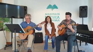 Video thumbnail of "Mário Pinto Viola de Fado Prof  Ricardo Silva Rosa Branca José Guimarães:Resende Dias AMC Abr 202"