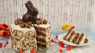 Kinder Schoko Bon Torte Rezept  / Ostertorte / Schokoladentorte