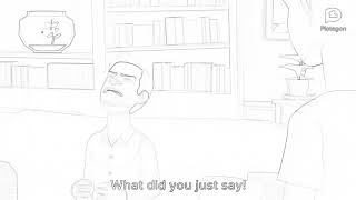 Plotagon Funny Moments Caillou Gets Grounded Because He Said Shut Up To His Daddy