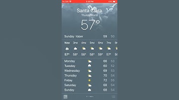 iPhone Weather - Thunderstorm