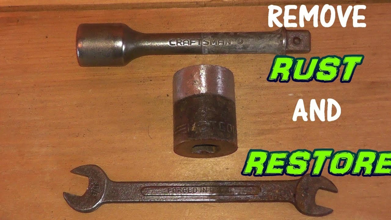 How To Clean Rust Off Tools YouTube