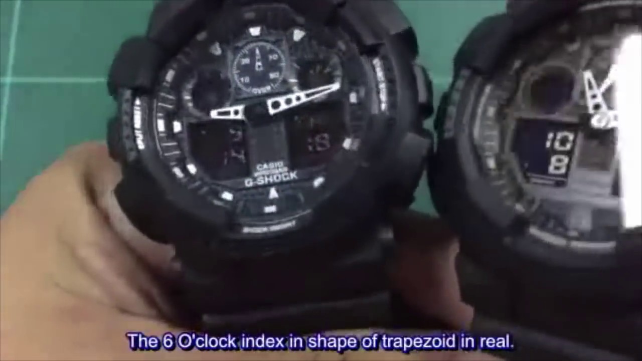 casio g shock original vs fake