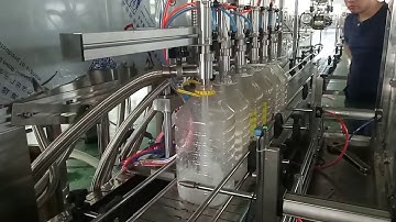 Oil Bottle Filling Machine By Flow Meter