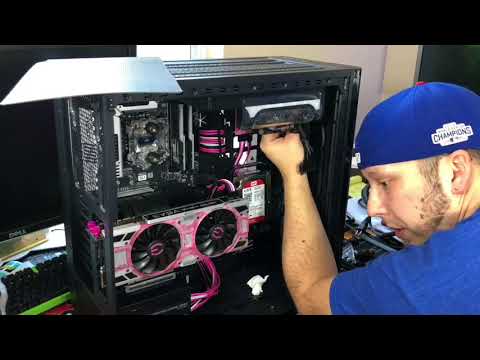 Bending rigid tubing in a gaming computer live!