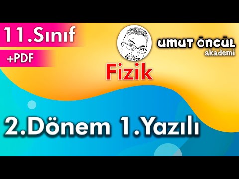 Fizik | 11.Sınıf | 2.Dönem | 1.Yazılı | Basit Makineler | +PDF