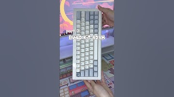 Building Kit Adam, a Lego-like keyboard from KBDcraft #shorts  #mechanicalkeyboard