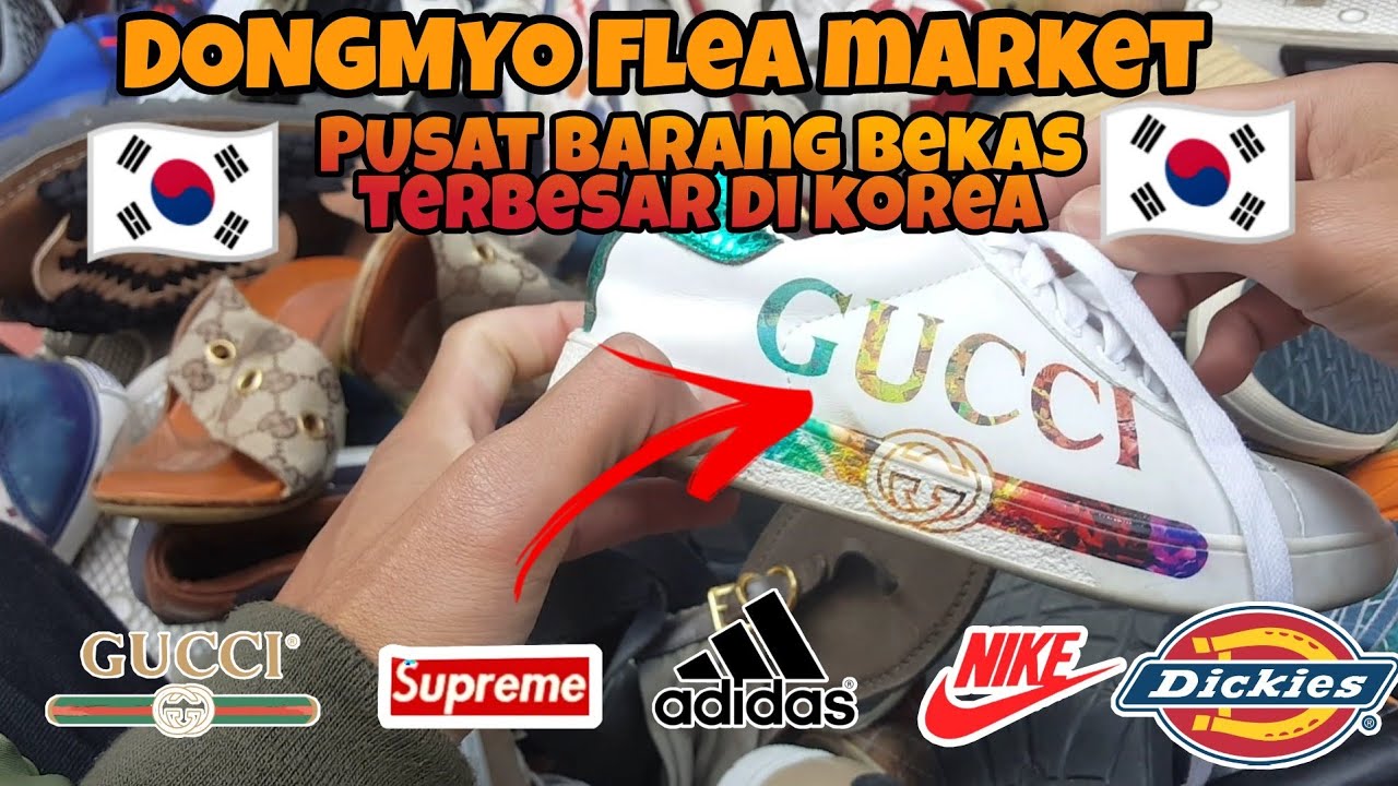 THRIFTING PASAR LOAK DONGMYO KOREA SELATAN BARANG BRANDED MURAH 