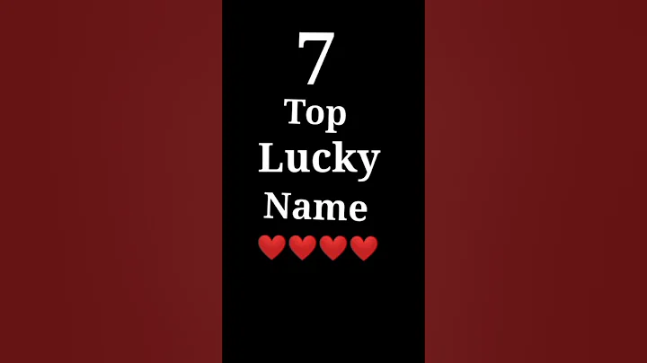 7 Top Lucky Name 💖 Alphabet letter Name 😘 #short #video 💓💓 - DayDayNews