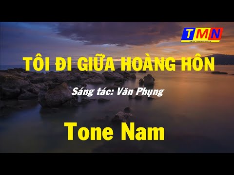 Video [KARAOKE] Tôi đi giữa hoàng hôn (Reggae) - Tone Nam -... - youtube