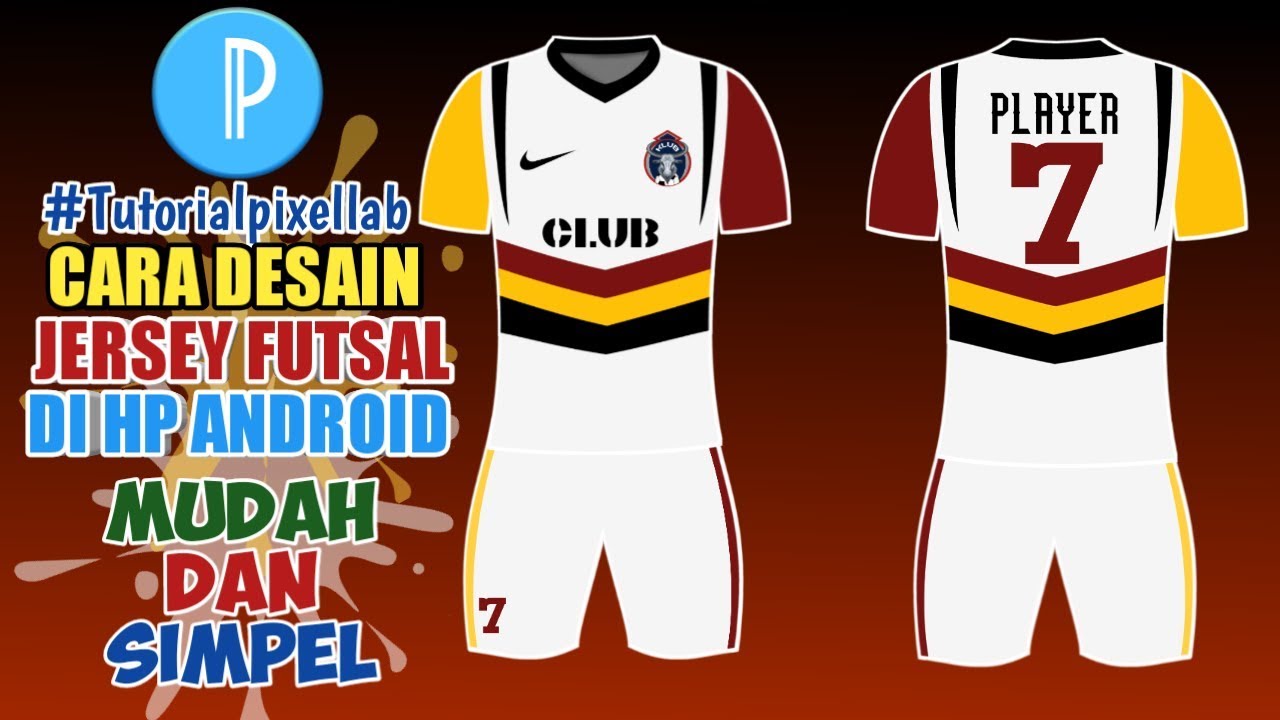  Cara  Desain  Jersey  Futsal di  HP Android Part1 