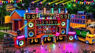 How to Make Mini DJ Stage Setup at Home | Cardboard DJ Box (Step by Step) | DIY DJ Toy Making DJ ...