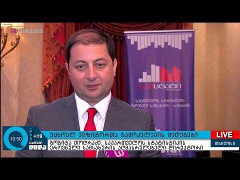 უცხოელ ვიზიტორთა გამოკვლევის შედეგები