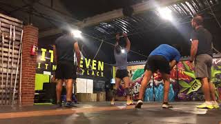 Karen 150 wallball shots en equipo
