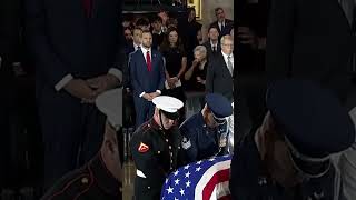Sen. Lindsey Graham carried in with family for U.S. Capitol ceremony in Washington