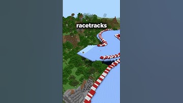 Create These Racetracks Quickly #minecraft