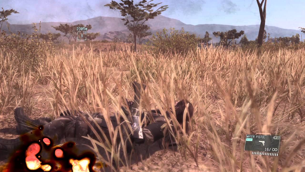 MGSV Water Pistol Fail YouTube