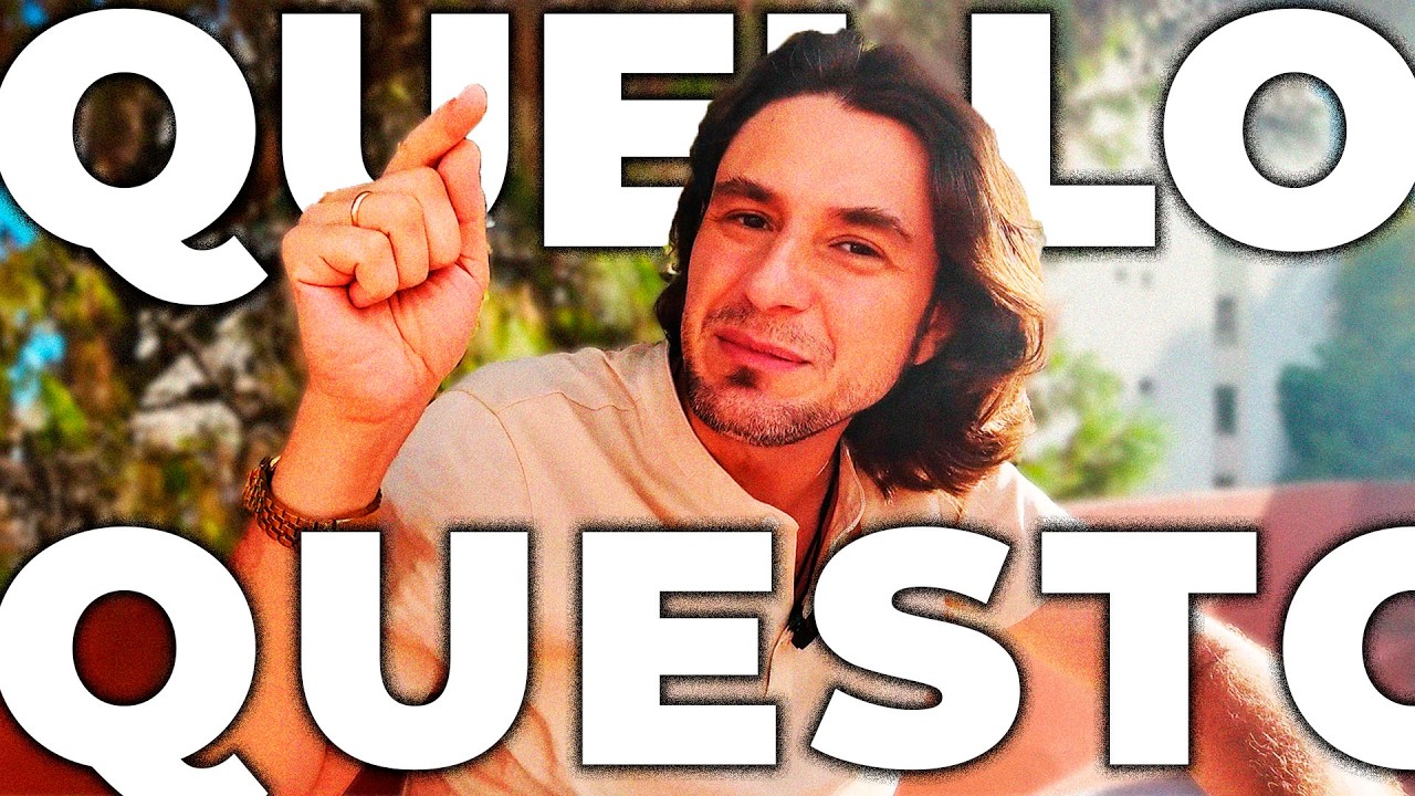 Questo, quello - указательные местоимения в итальянском языке.