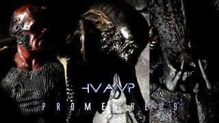 Hellboy VS Aliens VS Predator: Prometheus Part 1 - Horror Stop Motion