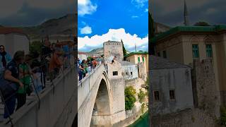Jump from Stari Most in Bosnia & Herzegovina?? mostar cliffjump travel