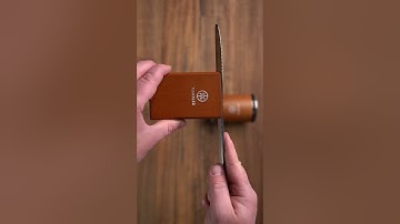 Is this the world’s sharpest butter knife. I am sharpening with The Tumbler Rolling Knife Sharpener