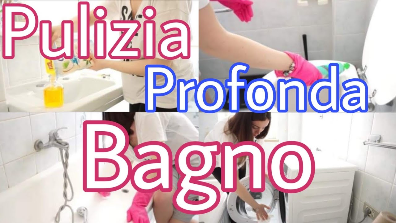 PULIZIA PROFONDA DEL MIO BAGNO VI FACCIO VEDERE COME DISINFETTO E PULISCO