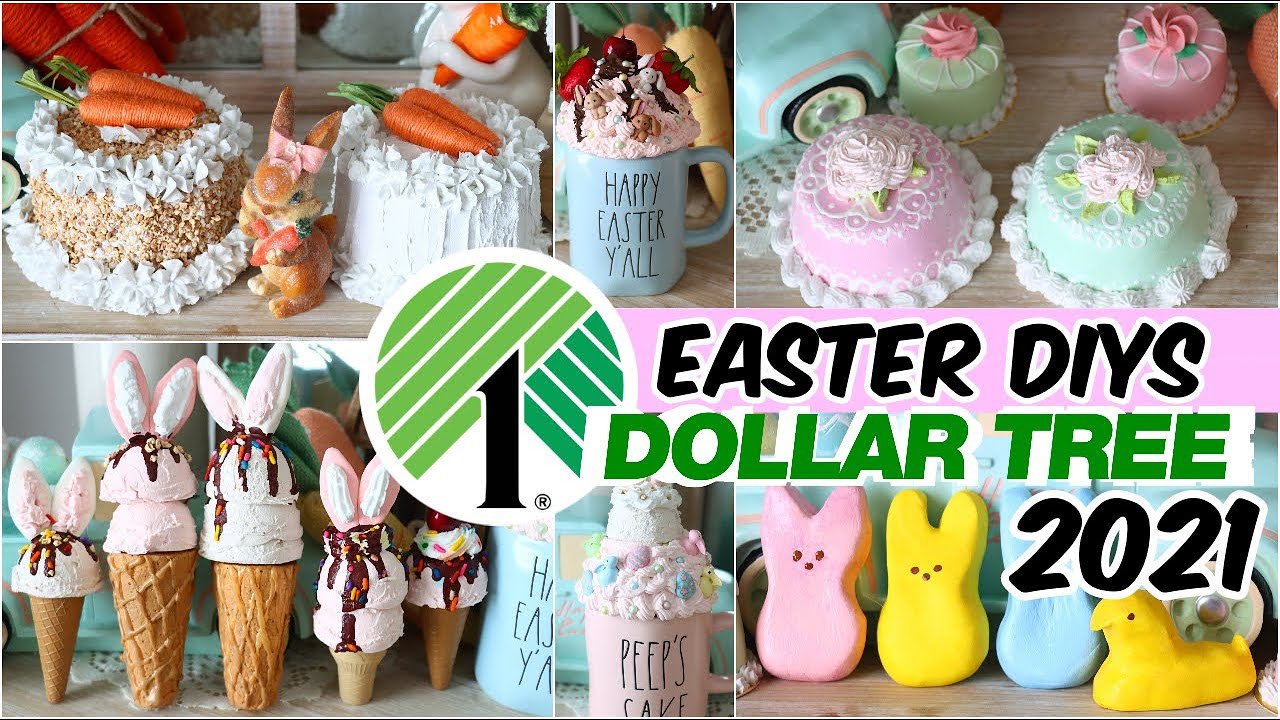 AMAZING DOLLAR TREE EASTER DIYS│ YOU'LL LOVE THESE CLEVER $1 DOLLAR ...