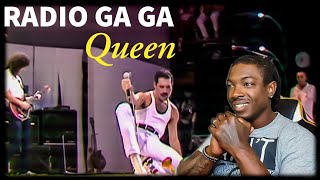 I wish I had his energy!! Queen- "Radio Ga Ga" (REACTION)