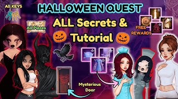 *FREE ITEMS* ALL SECRETS & Tutorial for DTI Halloween Quest!🎃Unlock NEW Nurse Julie Set & More! 4K