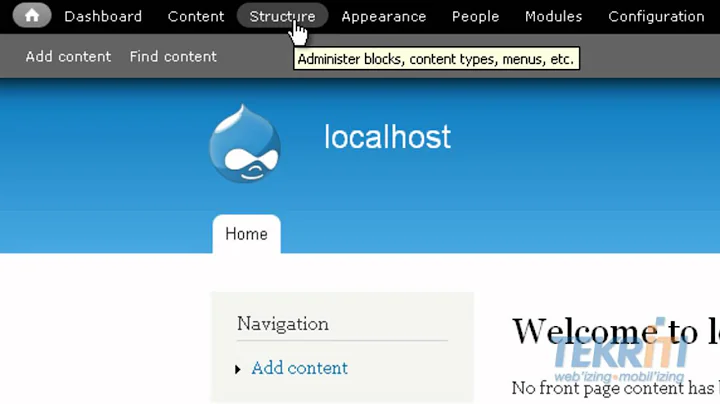 Quickly search your menu item in a Drupal website