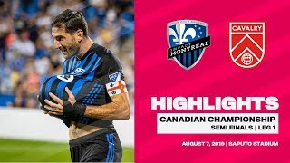 Highlights Montreal Impact Vs Cavalry Fc Semi Finals, Leg 1 August 7