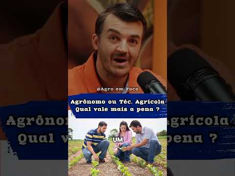 Qual o melhor, agrônomo ou Téc. agrícola ? #agropecuaria #agronomia #profissão #faculdade