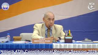 Nitijela 47th Constitutional Regular Sessionpart 1 2026 Day 9