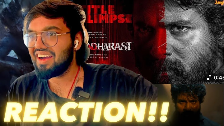 Madharasi Title Glimpse, Freaking AWESOME!! ( REACTION!! )