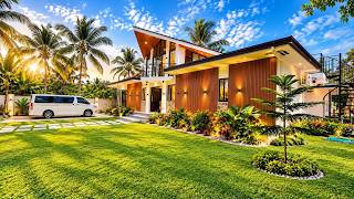 CELEBRITY HOUSE DESIGN HOUSE WITH POOL METRO TAGAYTAY - HOUSE TOUR A77