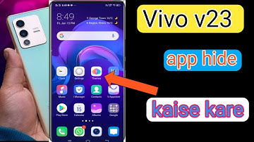 Vivo v23 me app hide kaise kare/how to hide apps in vivo v23/vivo v23 hide app setting