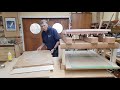 18C Cabinet Door Marquetry Glue up