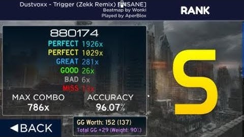 Dustvoxx - Trigger (Zekk Remix) Insane - 96.07%