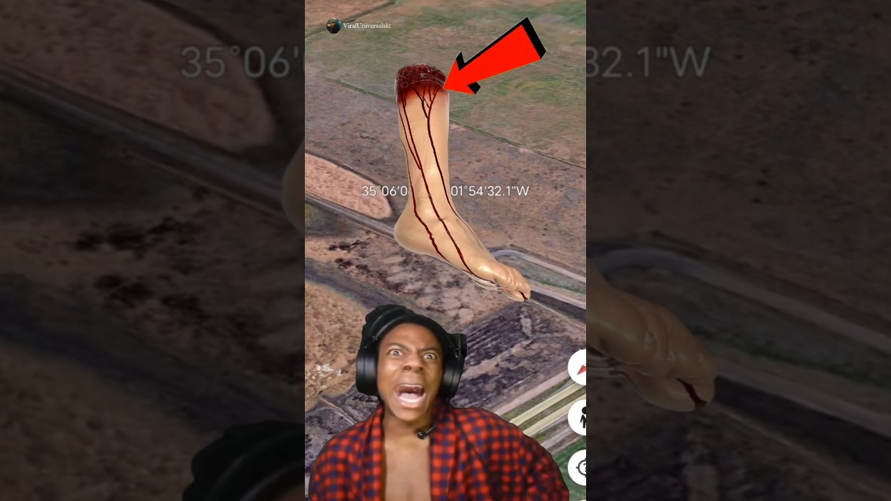 CUT LEG PART 2 ON GOOGLE MAP AND GOOGLE EARTH 