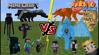 Naruto Shippuden VS Minecraft Mobs and Bosses (Naruto VS Steve)[Minecraft PE] screenshot 3