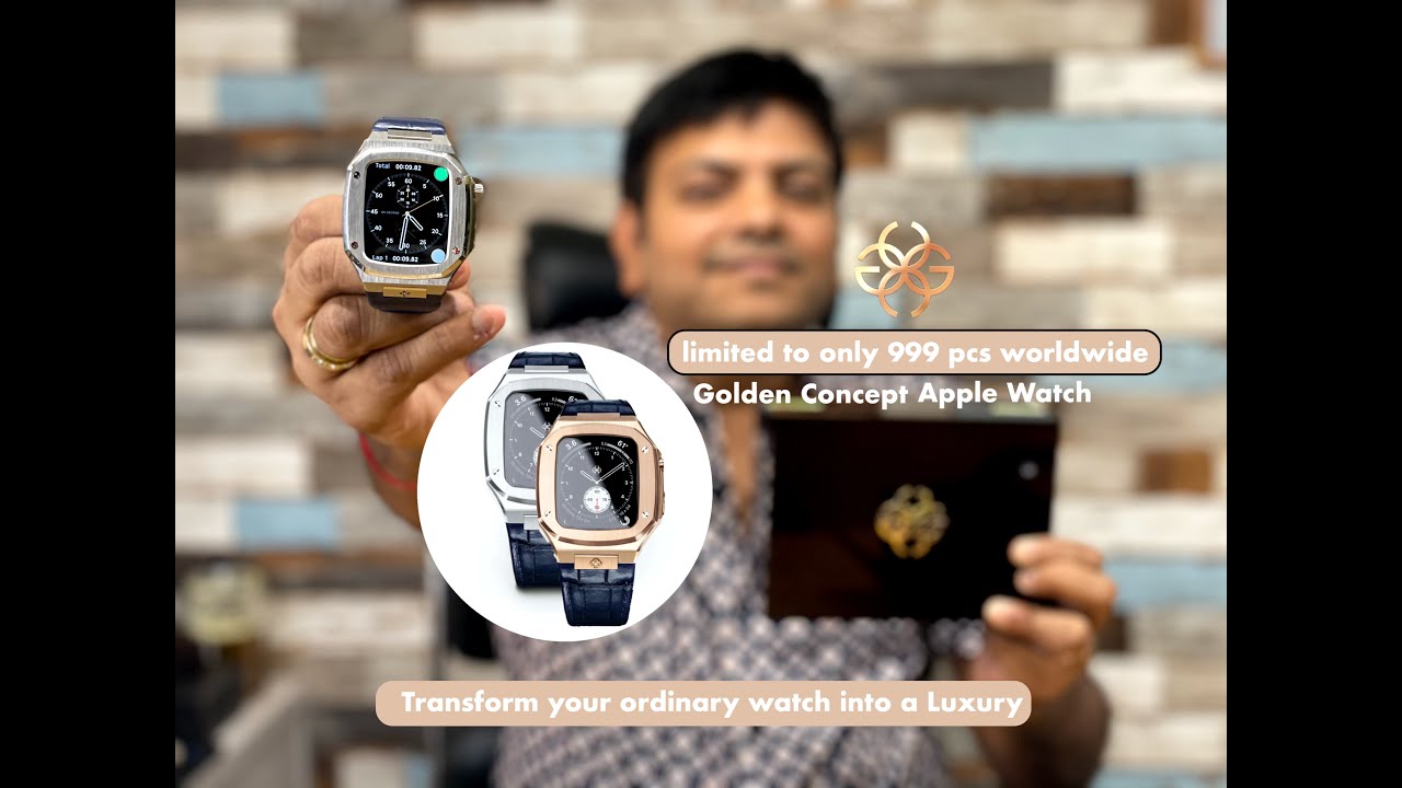 Unboxing $699 Apple Watch Case - Golden Concept CL44 - YouTube