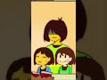 Chara, Kris, and Frisk Fight over Chocolate! Undertale Comic Dub! #undertale #shorts